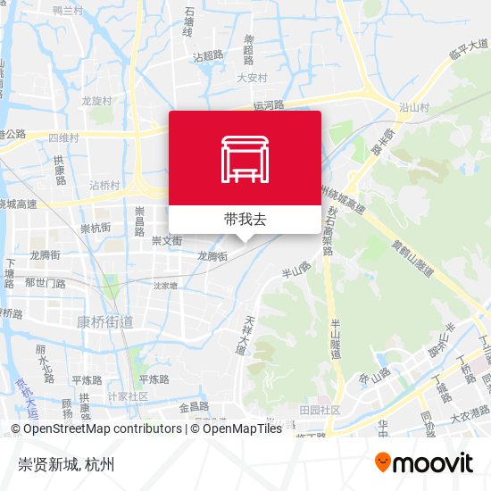 崇贤新城地图