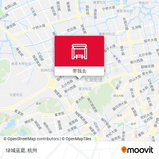 绿城蓝庭地图