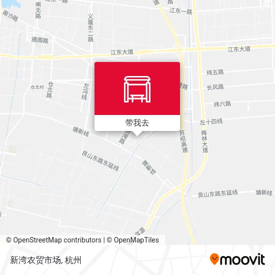 新湾农贸市场地图