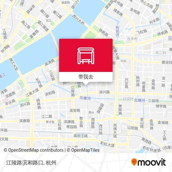 江陵路滨和路口地图