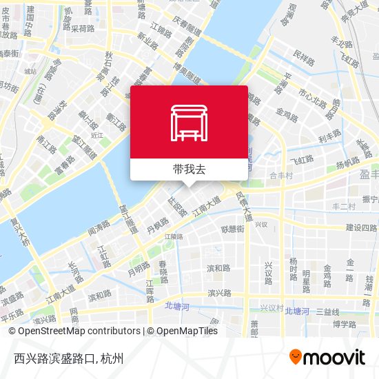 西兴路滨盛路口地图