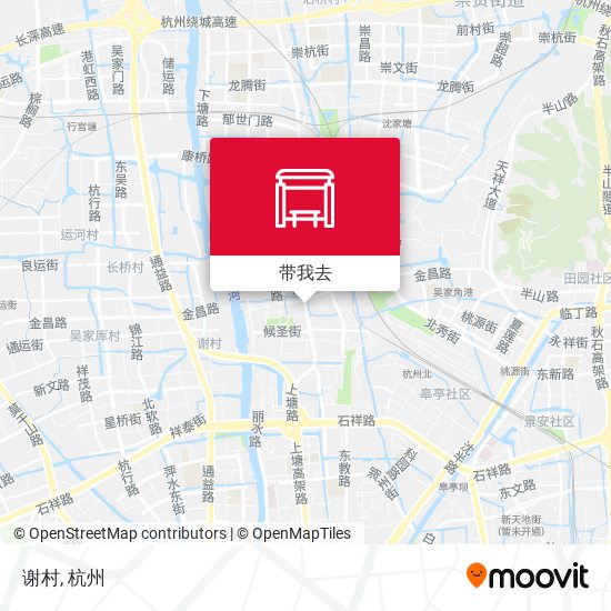 谢村地图