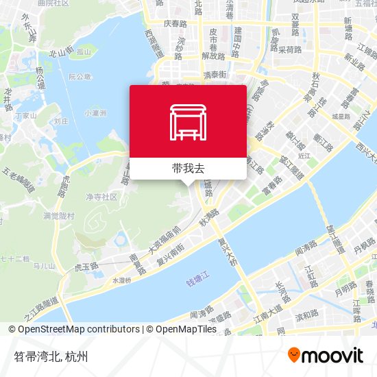 笤帚湾北地图