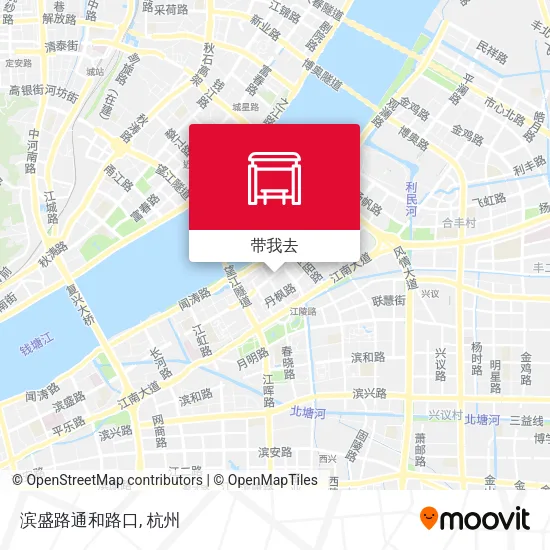 滨盛路通和路口地图