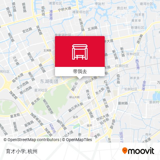 育才小学地图