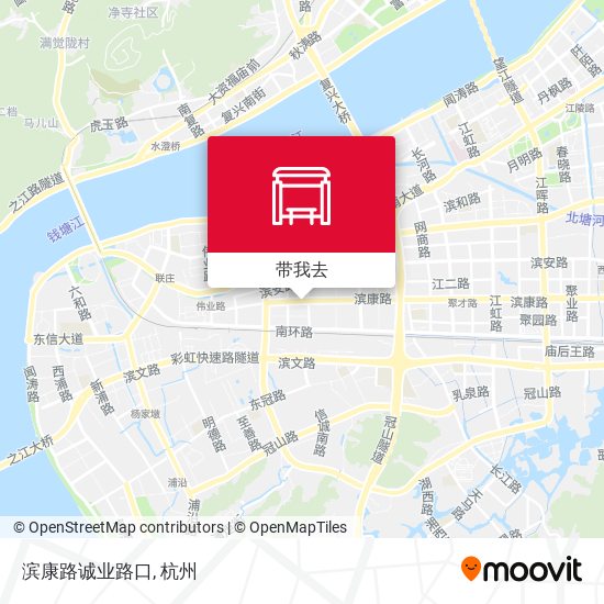 滨康路诚业路口地图