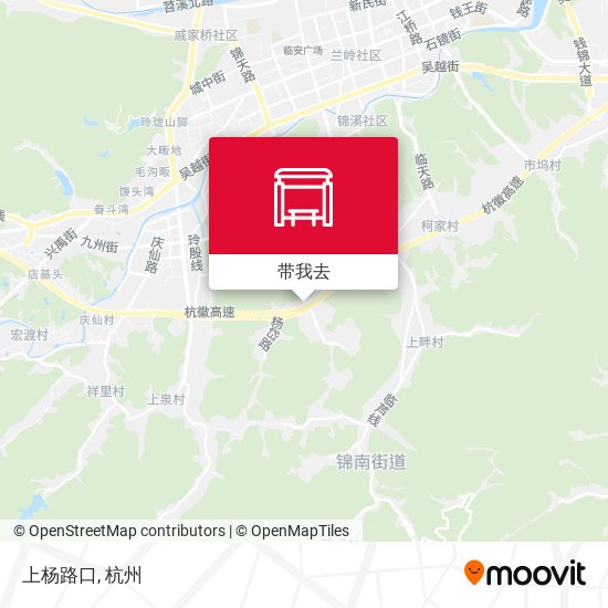 上杨路口地图