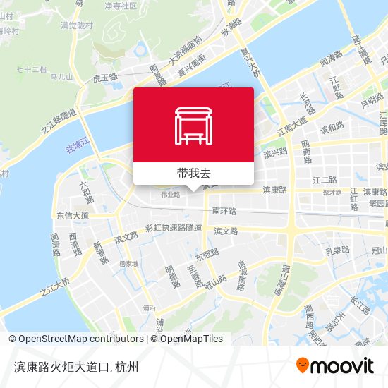 滨康路火炬大道口地图