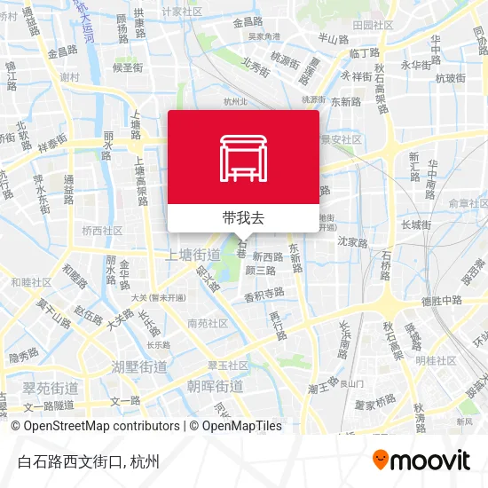 白石路西文街口地图