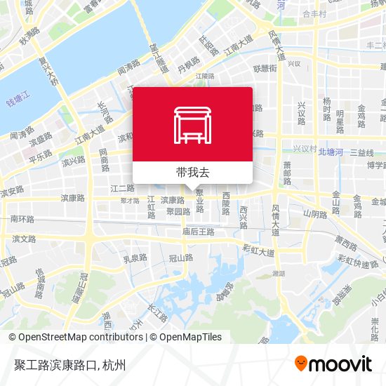 聚工路滨康路口地图