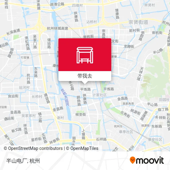 半山电厂地图