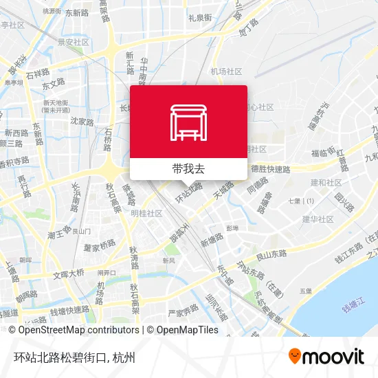 环站北路松碧街口地图