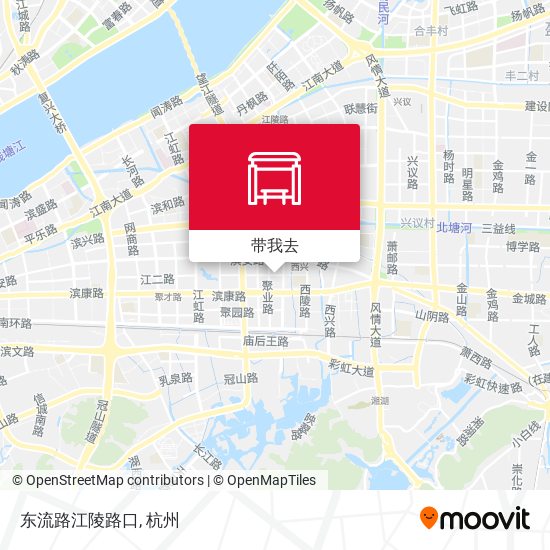 东流路江陵路口地图