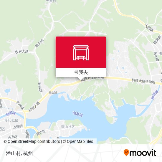 潘山村地图