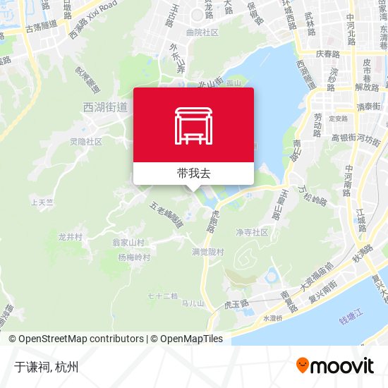于谦祠地图