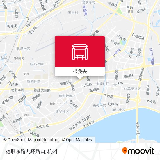 德胜东路九环路口地图