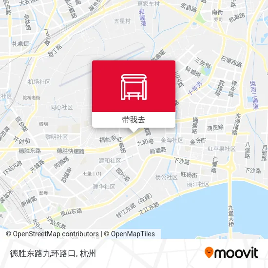 德胜东路九环路口地图
