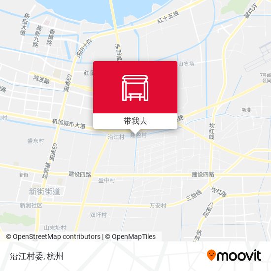 沿江村委地图