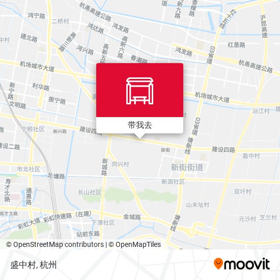 盛中村地图