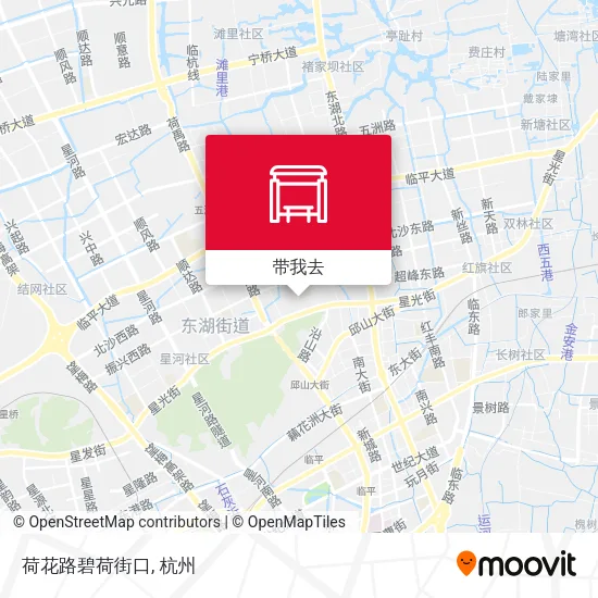 荷花路碧荷街口地图