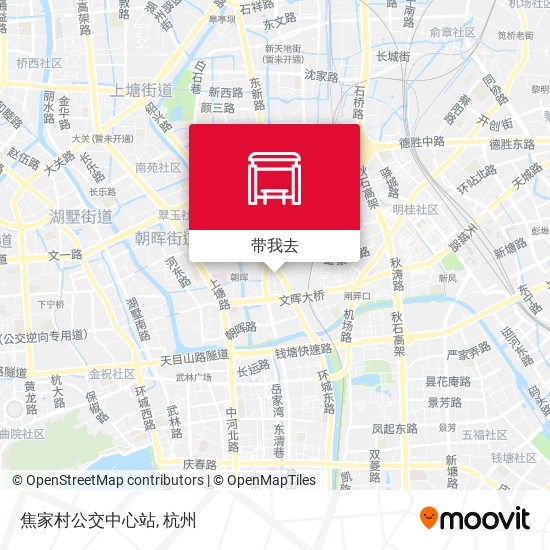焦家村公交中心站地图