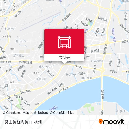 艮山路杭海路口地图