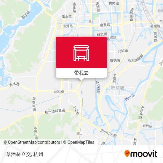 章潘桥立交地图