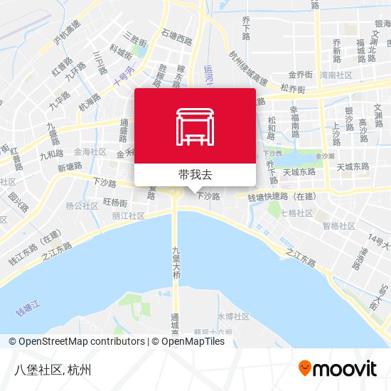 八堡社区地图