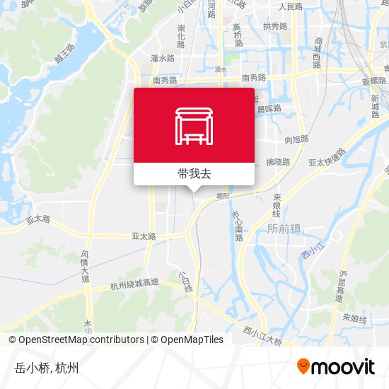 岳小桥地图
