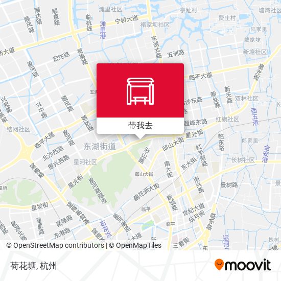 荷花塘地图