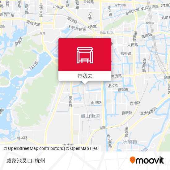 戚家池叉口地图