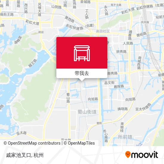 戚家池叉口地图