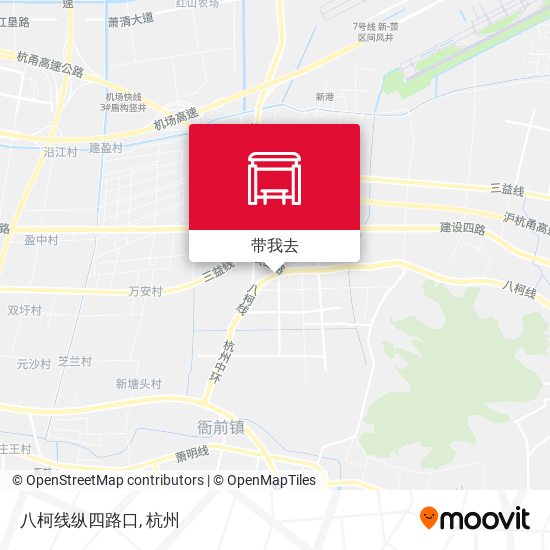 八柯线纵四路口地图