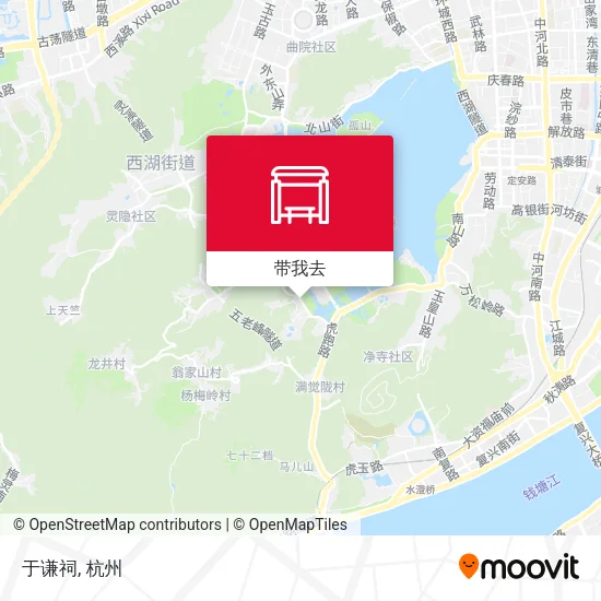 于谦祠地图