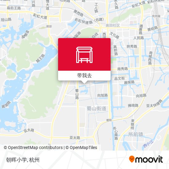 朝晖小学地图