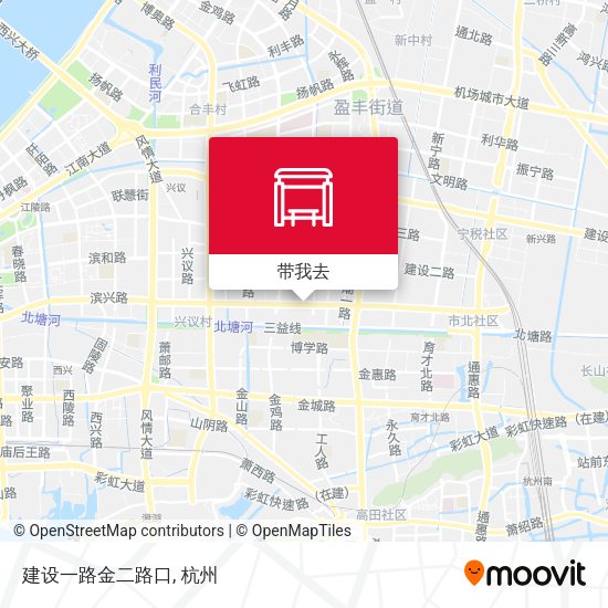 建设一路金二路口地图
