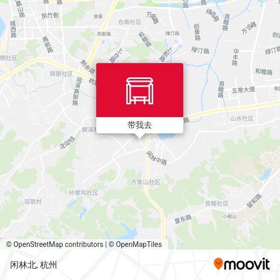 闲林北地图