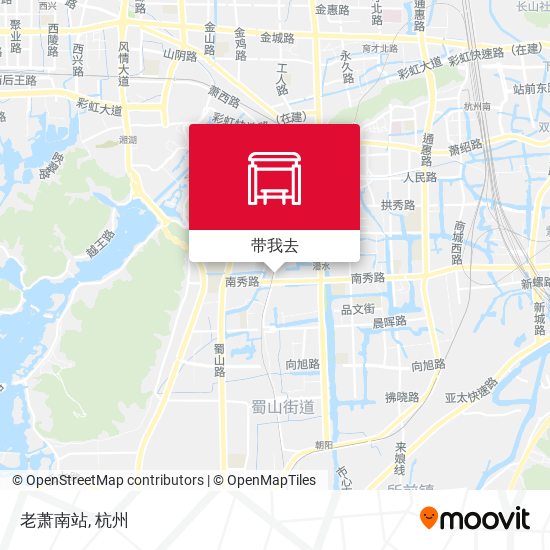 老萧南站地图