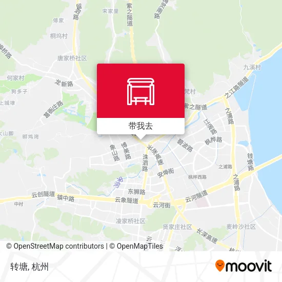 转塘地图