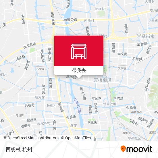 西杨村地图