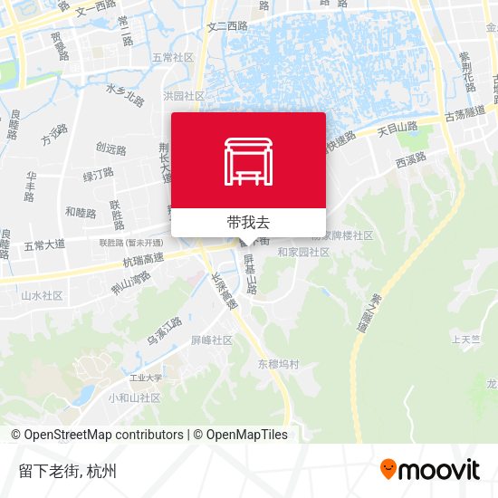 留下老街地图