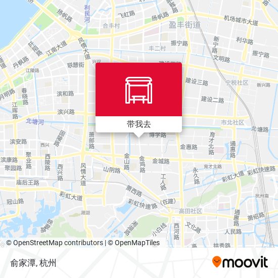 俞家潭地图