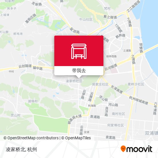 凌家桥北地图