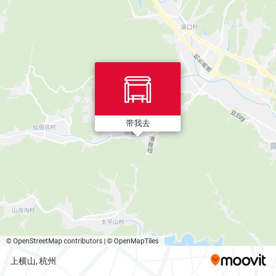 上横山地图