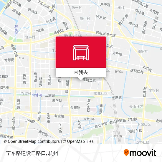 宁东路建设二路口地图