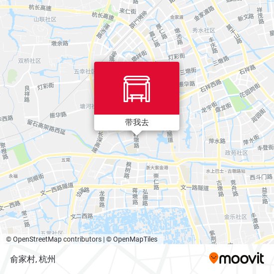俞家村地图