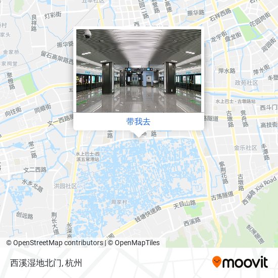 西溪湿地北门地图