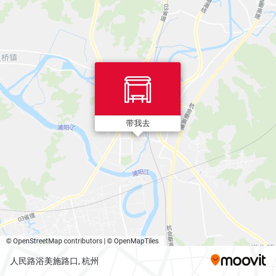 人民路浴美施路口地图