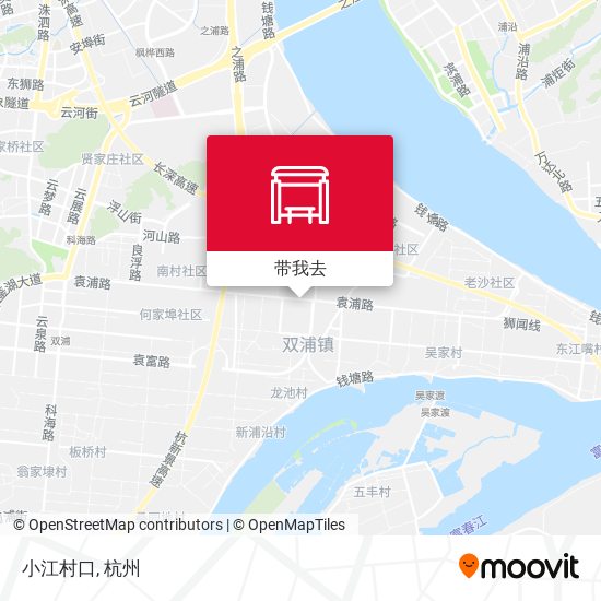 小江村口地图