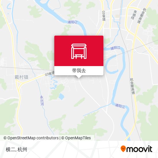 横二地图